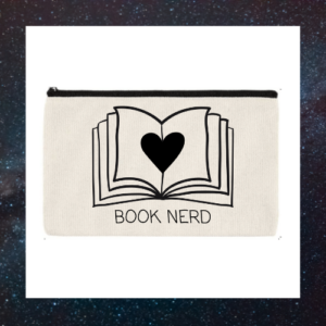 Book Nerd Zipper Bag
