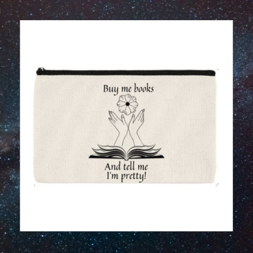 Buy Me Books Zipper Bag
